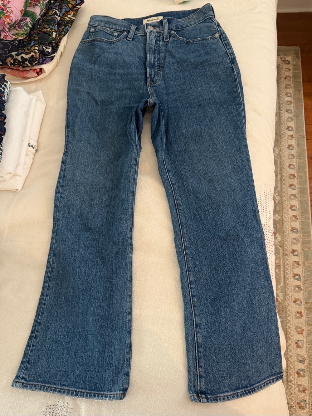 Madewell Denim Flare Jeans in Medium Blue
